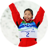 温哥华冬奥会空中技巧季军2009级体育会员郭心心